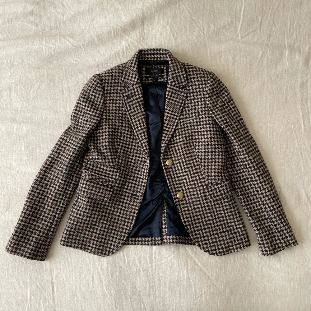 women’s menswear inspired Jcrew blazer